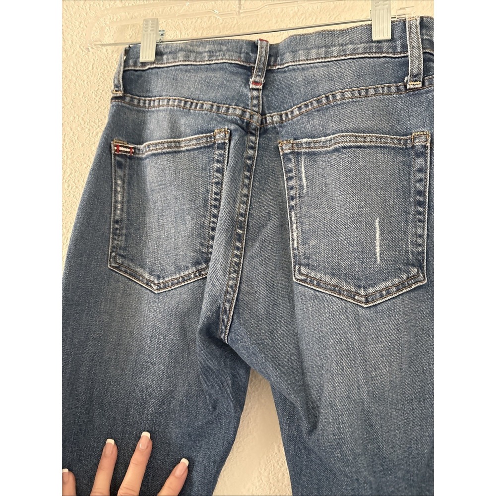 A.O.L.A by alice + olivia You Look Amazing Blue Jeans Sequin‎ Studded Cuff 24 - Picture 7 of 16